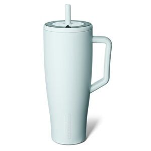 NIB BrüMate Era 30oz Tumbler w/Handle & Straw 100% Leakproof  Blue Agave